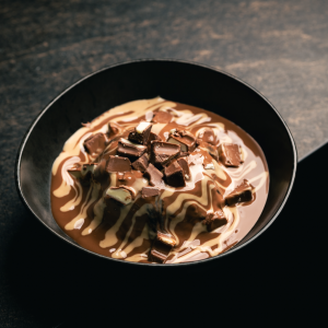Chocolate Kinder Molten Cake